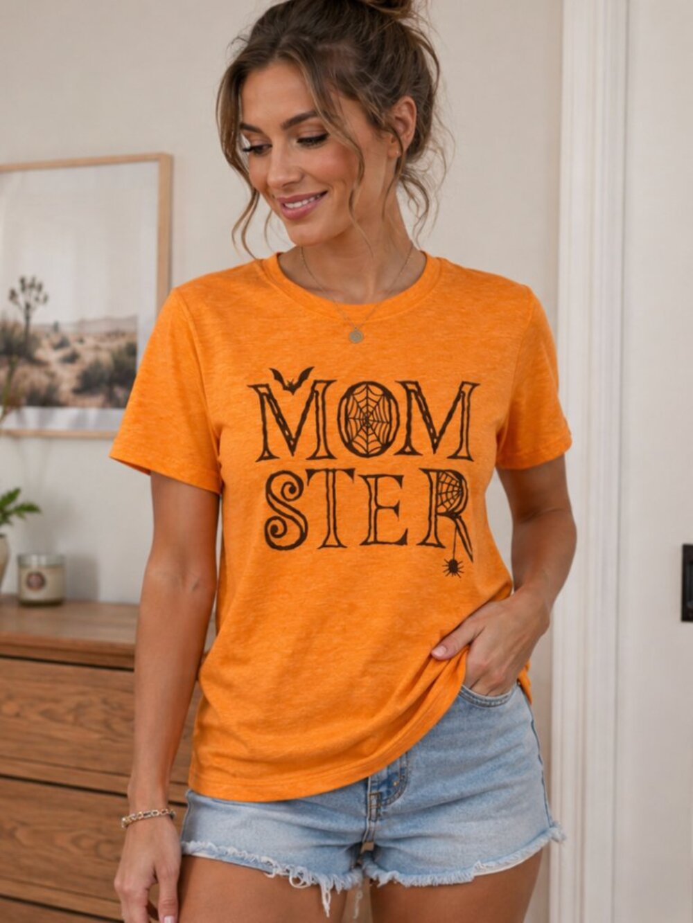 “Mom-ster” Halloween Graphic Tee